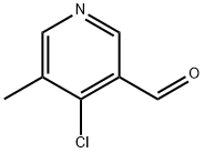 3-Pyridinecarboxaldehyde, 4-chloro-5-methyl- 구조식 이미지