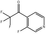 2,2,2-Trifluoro-1-(3-fluoropyridin-4-YL)ethanone Structure