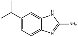 1H-Benzimidazol-2-amine, 6-(1-methylethyl)- Structure