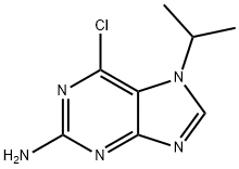 7H-Purin-2-amine, 6-chloro-7-(1-methylethyl)- Structure