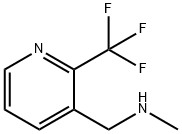 3-Pyridinemethanamine, N-methyl-2-(trifluoromethyl)- Structure