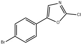 Oxazole, 5-(4-bromophenyl)-2-chloro- 구조식 이미지