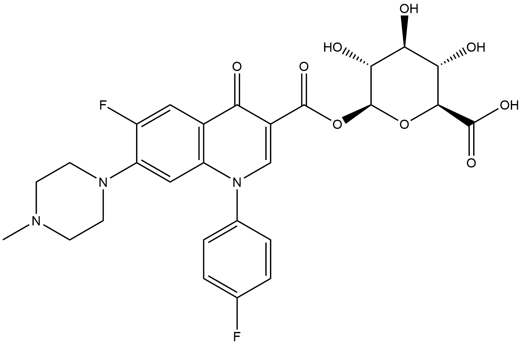 Pefloxacin Impurity 19 Structure