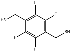 1,4-Benzenedimethanethiol, 2,3,5,6-tetrafluoro- Structure