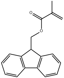 2-Propenoic acid, 2-methyl-, 9H-fluoren-9-ylmethyl ester Structure