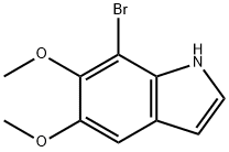 1H-Indole, 7-bromo-5,6-dimethoxy- Structure