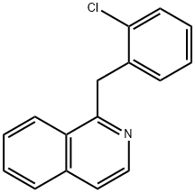 Isoquinoline, 1-[(2-chlorophenyl)methyl]- 구조식 이미지