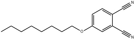 1,2-Benzenedicarbonitrile, 4-(octyloxy)- Structure