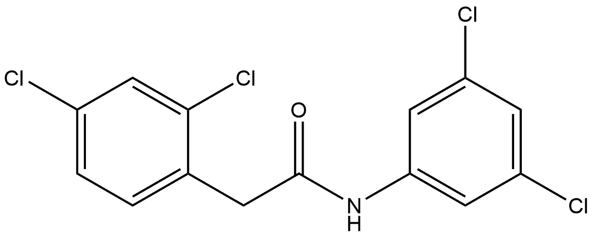 2,4-Dichloro-N-(3,5-dichlorophenyl)benzeneacetamide Structure