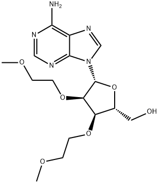 Adenosine, 2',3'-bis-O-(2-methoxyethyl)- Structure