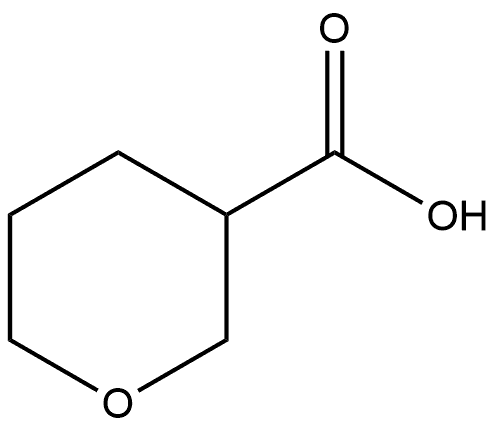 2H-Pyran-3-carboxylic acid, tetrahydro-, (-)- Structure