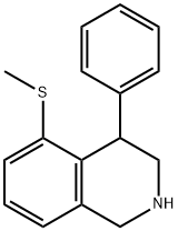 5-(Methylthio)-4-phenyl-1,2,3,4-tetrahydroisoquinoline Structure