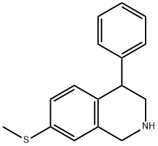 7-(Methylthio)-4-phenyl-1,2,3,4-tetrahydroisoquinoline 구조식 이미지