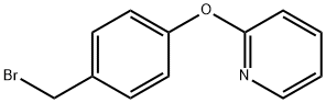 2-[4-(bromomethyl)phenoxy]pyridine Structure