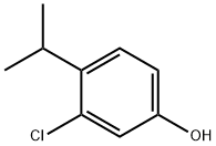 Phenol, 3-chloro-4-(1-methylethyl)- Structure