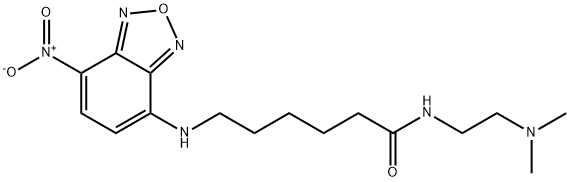 N-[2-(Dimethylamino)ethyl]-6-[(7-nitro-2,1,3-benzoxadiazol-4-yl)amino]hexanamide Structure