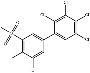 3-MESO2-4-ME-2',3',4',5,5'-PENTACB UNLABELED 40 UG/ML IN NONANE Structure