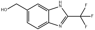 1H-Benzimidazole-6-methanol, 2-(trifluoromethyl)- 구조식 이미지