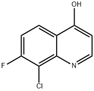 8-Chloro-7-fluoroquinolin-4(1H)-one Structure