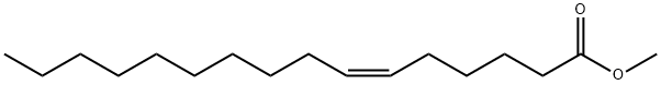 6-Hexadecenoic acid, methyl ester, (6Z)- Structure