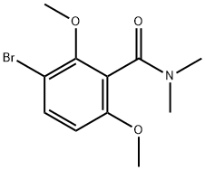 3-bromo-2,6-dimethoxy-N,N-dimethylbenzamide Structure