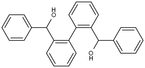 [1,1'-Biphenyl]-2,2'-dimethanol, α2,α2'-diphenyl- Structure