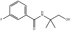 Benzamide, 3-fluoro-N-(2-hydroxy-1,1-dimethylethyl)- Structure