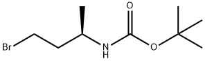 tert-butyl N-[(2R)-4-bromobutan-2-yl]carbamate Structure