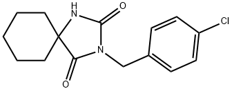 3-(4-Chlorobenzyl)-1,3-diazaspiro[4.5]decane-2,4-dione Structure