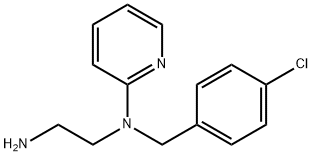 1,2-Ethanediamine, N1-[(4-chlorophenyl)methyl]-N1-2-pyridinyl- Structure