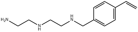 1,2-Ethanediamine, N1-(2-aminoethyl)-N2-[(4-ethenylphenyl)methyl]- Structure