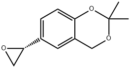 4H-1,3-Benzodioxin, 2,2-dimethyl-6-(2R)-2-oxiranyl- 구조식 이미지