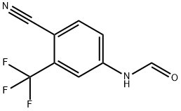 Formamide, N-[4-cyano-3-(trifluoromethyl)phenyl]- Structure