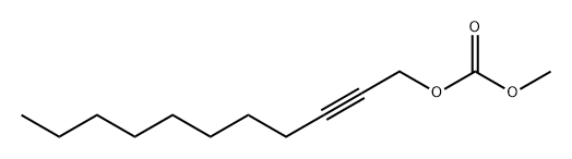 Carbonic acid, methyl 2-undecyn-1-yl ester Structure