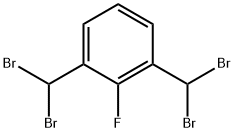 Benzene, 1,3-bis(dibromomethyl)-2-fluoro- 구조식 이미지