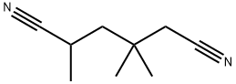 Hexanedinitrile, 2,4,4-trimethyl- Structure