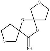 6,12-dioxa-2,9-dithiadispiro[4.1.4.2]tridecan-13-imine Structure