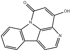 6H-Indolo[3,2,1-de][1,5]naphthyridin-6-one, 4-hydroxy- 구조식 이미지