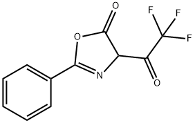 2-phenyl-4-(2,2,2-trifluoroacetyl)oxazol-5(4H)-one Structure