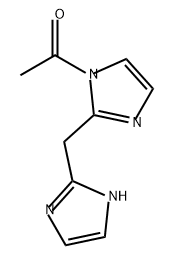Ethanone, 1-[2-(1H-imidazol-2-ylmethyl)-1H-imidazol-1-yl]- Structure