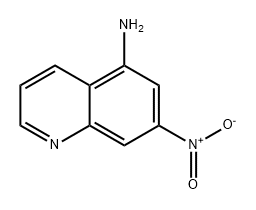 5-Quinolinamine, 7-nitro- 구조식 이미지