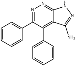 4,5-DIPHENYL-1H-PYRAZOLO[3,4-C]PYRIDAZIN-3-AMINE Structure