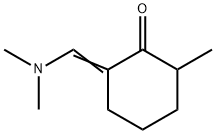 2-[(dimethylamino)methylidene]-6-methylcyclohe xan-1-one Structure