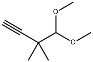 4,4-dimethoxy-3,3-dimethylbut-1-yne Structure