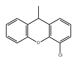 9H-Xanthene, 4-chloro-9-methyl- 구조식 이미지