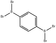 Borane, 1,1'-(1,4-phenylene)bis[1,1-dibromo- Structure