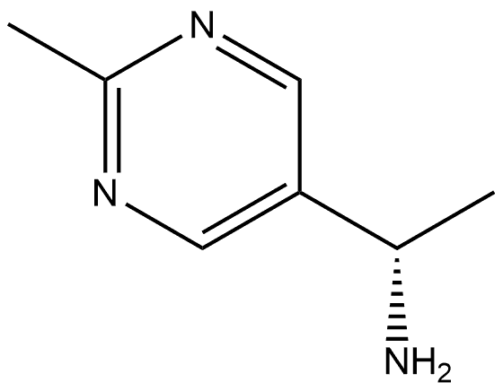 (S)-1-(2-methylpyrimidin-5-yl)ethan-1-amine Structure