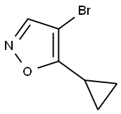 4-bromo-5-cyclopropyl-1,2-oxazole Structure