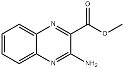 2-Quinoxalinecarboxylic acid, 3-amino-, methyl ester Structure