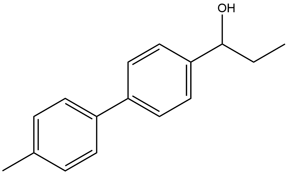 α-Ethyl-4'-methyl[1,1'-biphenyl]-4-methanol Structure